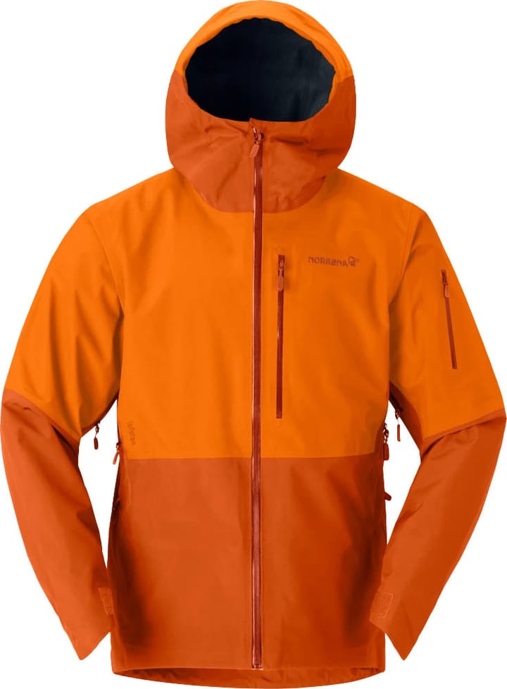 Norrøna Men's Lofoten GORE-TEX Jacket Gold Flame | Buy Norrøna